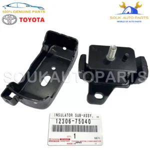 12306-75040 Genuine Toyota INSULATOR, ENGINE MOUNTING,FRONT LH 1230675040 OEM