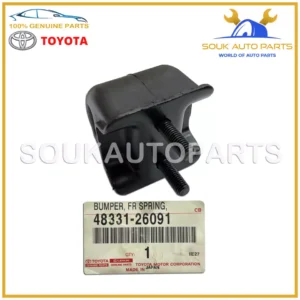 48331-26091 Genuine Toyota BUMPER, FRONT SPRING, NO.1 4833126091 OEM