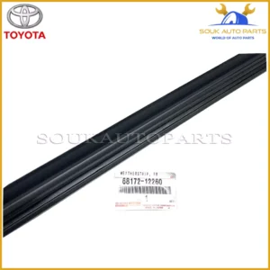 68172-12260 Genuine Toyota WEATHERSTRIP, FR DOOR GLASS, INNER LH 6817212260 OEM