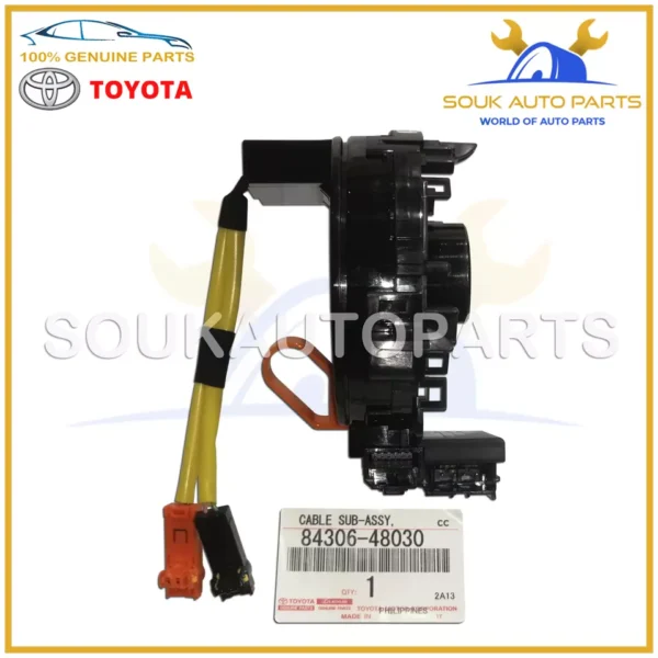 84306-48030 Genuine Toyota CABLE SUB-ASSY, SPIRAL 8430648030 OEM