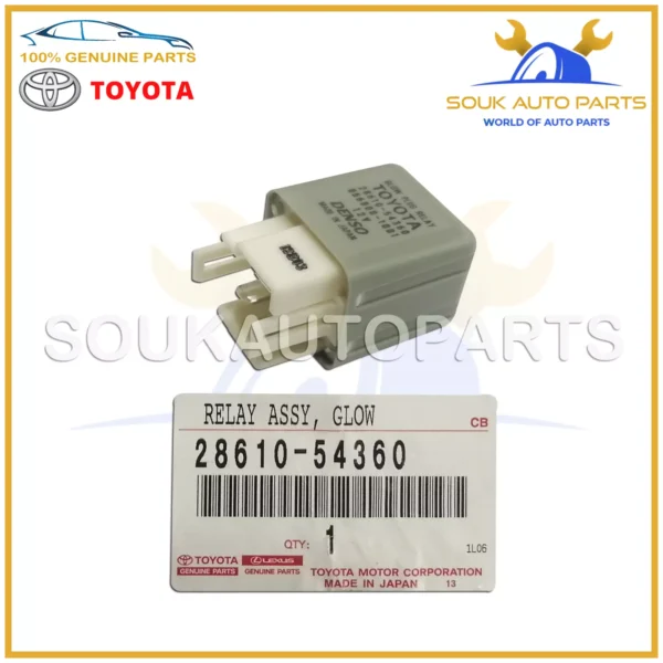 28610-54360 Genuine Toyota GLOW PLUG RELAY ASSY 2861054360 OEM