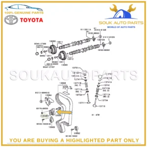 13540-88570 Genuine Toyota TENSIONER ASSY, CHAIN, NO.1 1354088570 OEM