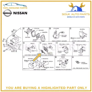 28533-5ZA0A Genuine Nissan PARKING SENSOR COVER 285335ZA0A OEM