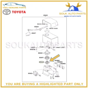 85612-36011 Genuine Toyota AUTOMATIC DOOR WORM WHEEL GEAR 8561236011 OEM