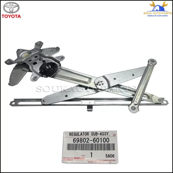 69802-60100 Genuine Toyota REGULATOR SUB-ASSY OEM