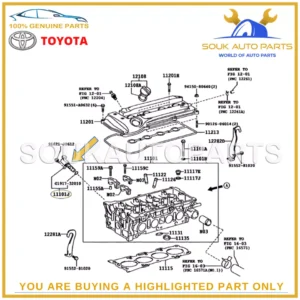 15330-28010 Genuine Toyota CAMSHAFT VVTi VALVE, SOLENOID 1533028010 OEM