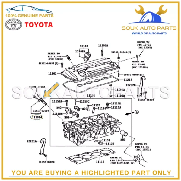 15330-28010 Genuine Toyota CAMSHAFT VVTi VALVE, SOLENOID 1533028010 OEM