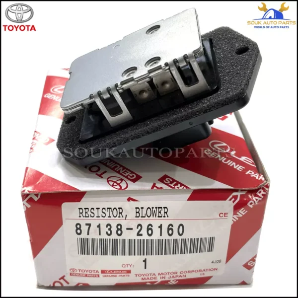 87138-26160 Genuine Toyota RESISTOR, BLOWER 8713826160 OEM ZELAS HIACE RAV4