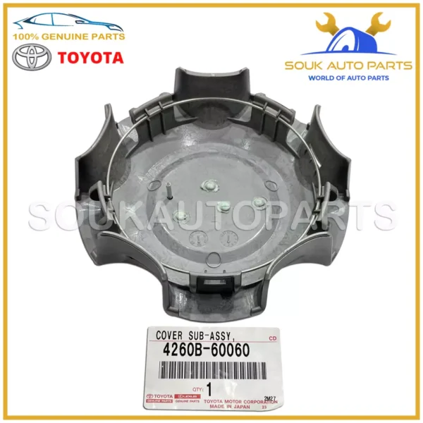 4260B-60060 Genuine Toyota ORNAMENT SUB-ASSY, WHEEL HUB 4260B60060 OEM