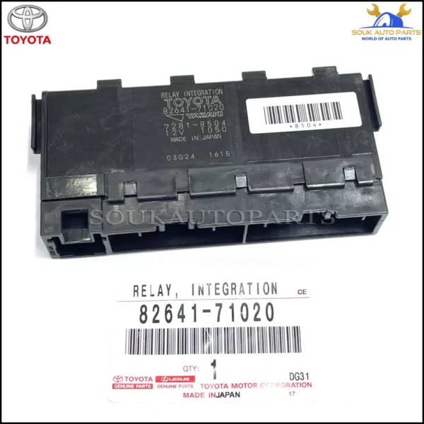 82641-71020 Genuine Toyota RELAY, INTEGRATION NO.1 8264171020 OEM HIACE HILUX