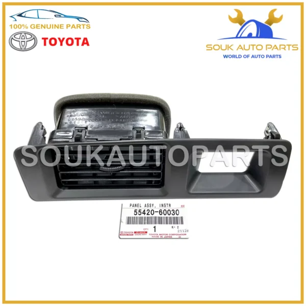 55420-60030 Genuine Toyota PANEL ASSY, INSTRUMENT CLUSTER FINISH, CENTER