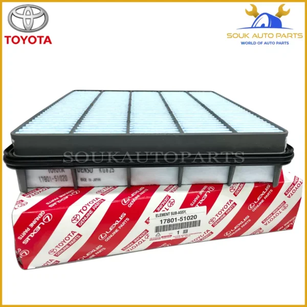 17801-51020 Genuine Toyota ELEMENT SUB-ASSY, AIR CLEANER FILTER 1780151020 OEM