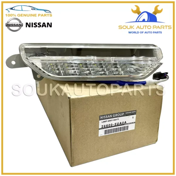 26600-5UA0A Genuine Nissan LAMP ASSY DAYTIME, RH 266005UA0A OEM INFINITI QX50