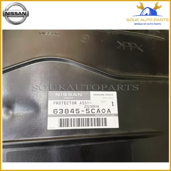 63845-5CA0A Genuine Nissan PROTECTOR ASSY 638455CA0A OEM Q60/G COUPE