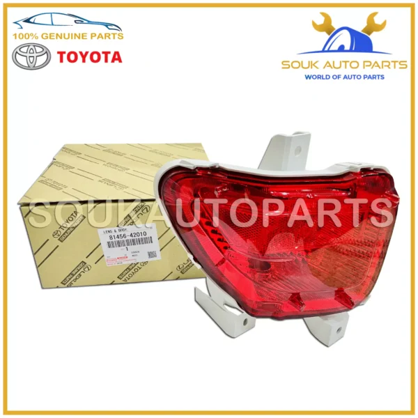 81456-42010 Genuine Toyota LENS, REAR FOG LAMP Toyota RAV4 Vanguard 8145642010