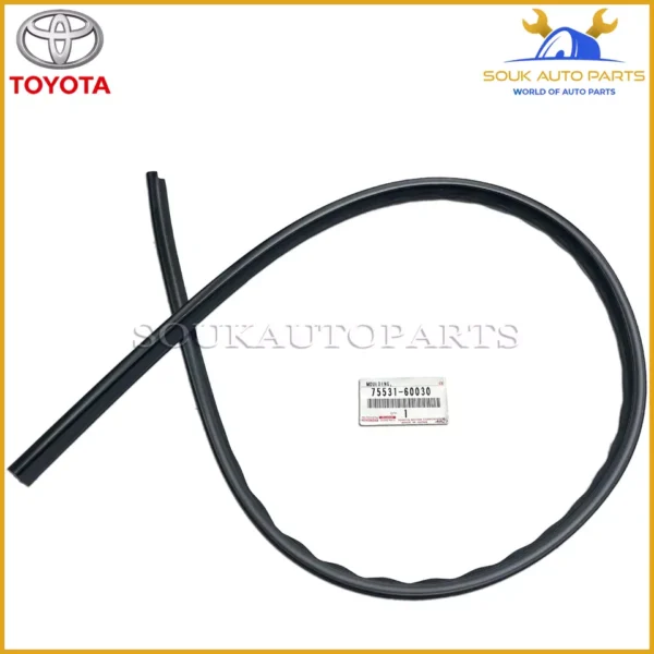 75531-60030 Genuine Toyota MOULDING, WINDSHILED UPPER OUTER 7553160030 OEM