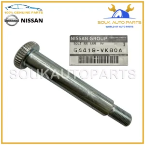 54419-VK80A Genuine FR SUSPENSION LOWER SHAFT PIN OEM Nissan NAVARA NP300