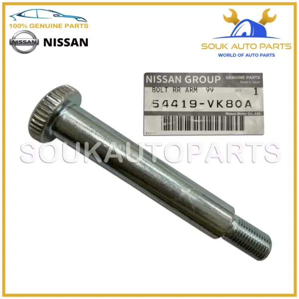 54419-VK80A Genuine FR SUSPENSION LOWER SHAFT PIN OEM Nissan NAVARA NP300