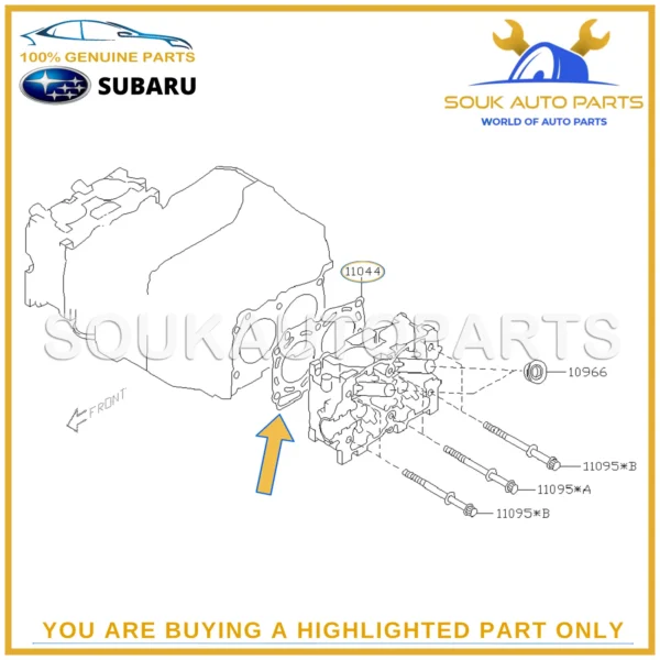 11044-AA651 Genuine Subaru HEAD GASKET CYLINDER 11044AA651 OEM Forester Legacy