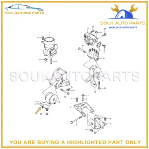 11720-57L10 Genuine Suzuki MOUNTING, ENGINE FRONT