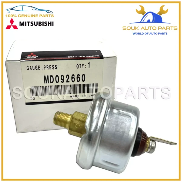 MD092660 Genuine Mitsubishi GAGE UNIT, ENGINE OIL PRESSURE CHALLENGER L200 OEM