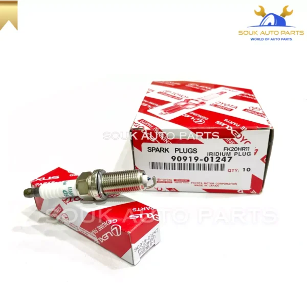 90919-01247 Genuine Toyota Lexus SPARK PLUG BOX (10PCS) Denso FK20HR11 Iridium