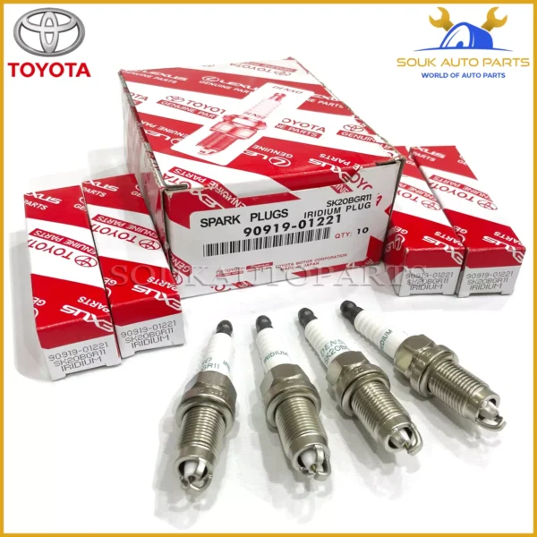 90919-01221 Genuine Toyota SPARK PLUG SET OF 4 Pcs DENSO SK20BGR11 9091901221
