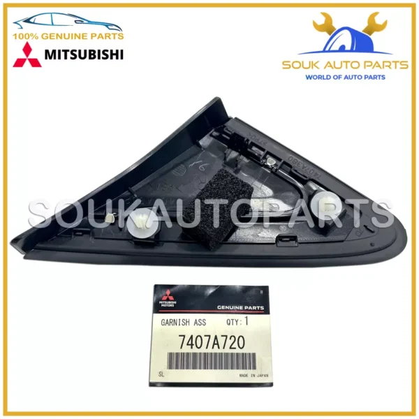 7407A720 Genuine Mitsubishi GARNISH, FRONT PILLAR, RH OEM ECLIPSE CROSS