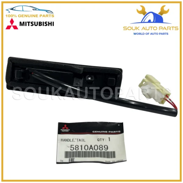 5810A089 Genuine Mitsubishi HANDLE, TAILGATE LOCK RLEASE OEM ASX RVR