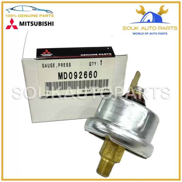 MD092660 Genuine Mitsubishi GAGE UNIT, ENGINE OIL PRESSURE CHALLENGER L200 OEM
