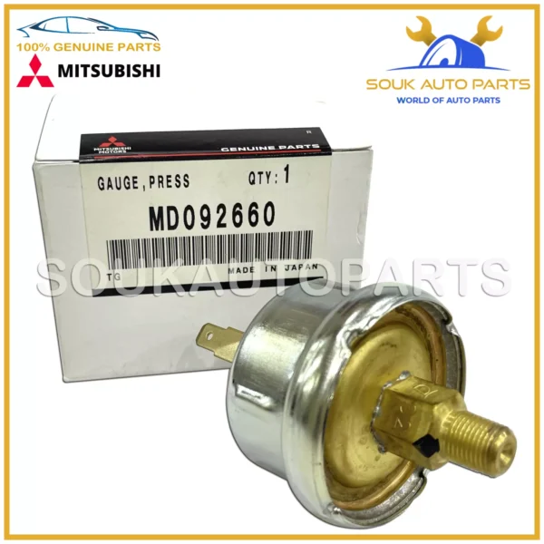 MD092660 Genuine Mitsubishi GAGE UNIT, ENGINE OIL PRESSURE CHALLENGER L200 OEM