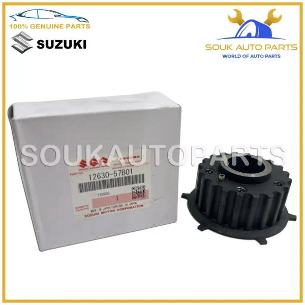 12630-57B01 Genuine Suzuki GEAR, CRANK TIMING BELT 1263057B01 OEM ESCUDO JIMNY