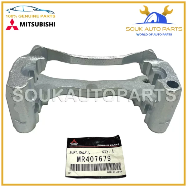 MR407679 Genuine Mitsubishi SUPPORT, FRONT BREAK CALIPER, LH