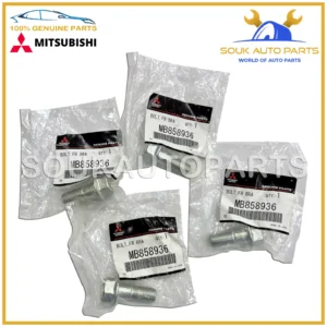 MB858936 Genuine Mitsubishi BOLT SET OF 4, DISC BRAKE CALIPER BRACKET MOUNTING