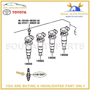 90919-01217 Genuine Toyota SPARK PLUG SET (10pcs BOX) IRIDIUM 9091901217 OEM