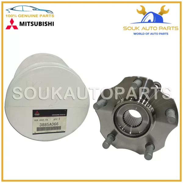 3885A066 Genuine Mitsubishi HUB ASSY, FR WHEEL