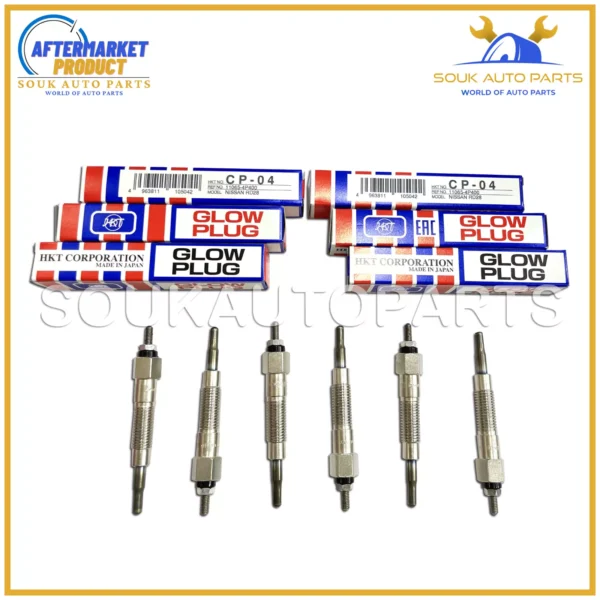 11065-4P400 Heater Glow Plug Set RD28-T For Nissan CEDRIC 2.8Ltr
