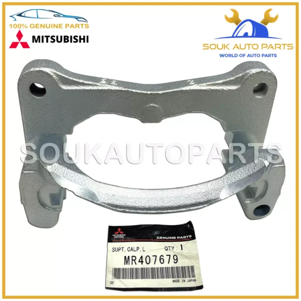 MR407679 Genuine Mitsubishi SUPPORT, FRONT BREAK CALIPER, LH