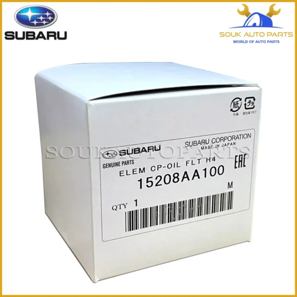 15208-AA100 Genuine Subaru ELEMENT CP-OIL FILTER 15208AA100 OEM EXIGA FORESTER
