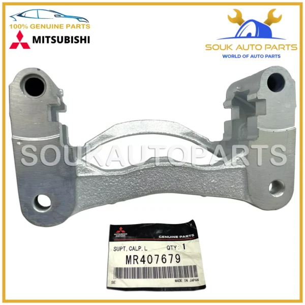 MR407679 Genuine Mitsubishi SUPPORT, FRONT BREAK CALIPER, LH