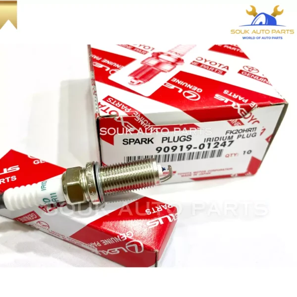 90919-01247 Genuine Toyota Lexus SPARK PLUG BOX (10PCS) Denso FK20HR11 Iridium