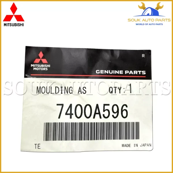 7400A596 Genuine Mitsubishi MOULDING, FR WHEEL ARCH, RH OEM OUTLANDER