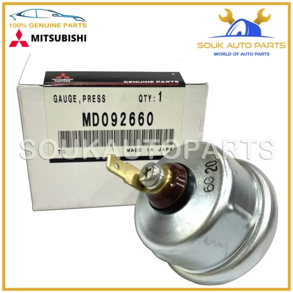 MD092660 Genuine Mitsubishi GAGE UNIT, ENGINE OIL PRESSURE CHALLENGER L200 OEM