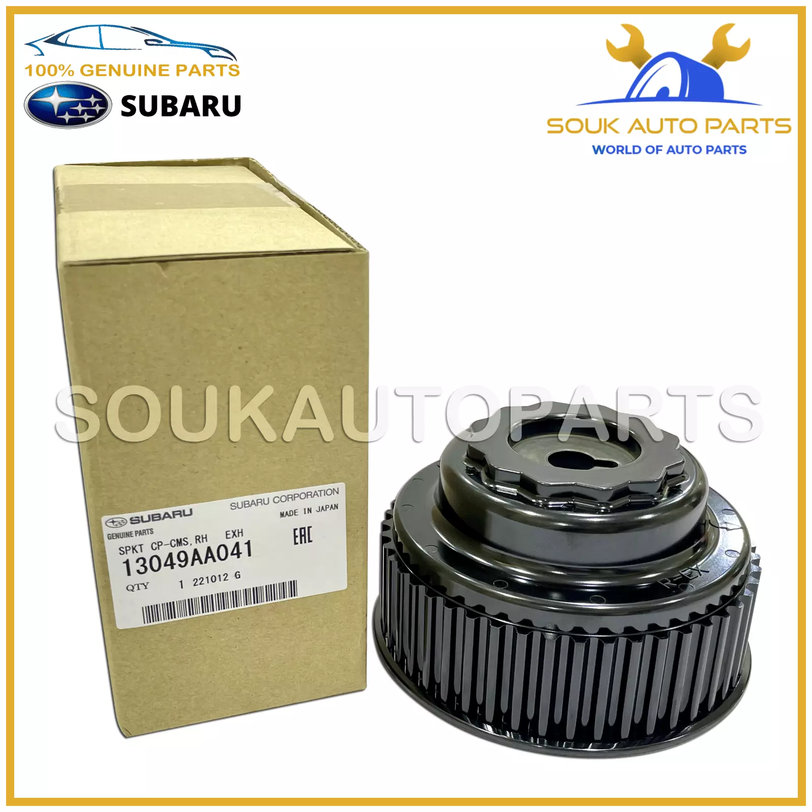 13049-AA041 Genuine Subaru SPROCKET CP-CAMSHAFT, RH EXHAUST 13049AA041 OEM