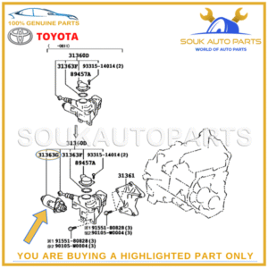 31363-12040 Genuine Toyota CLUTCH ACTUATOR MOTOR 3136312040 OEM - Image 4