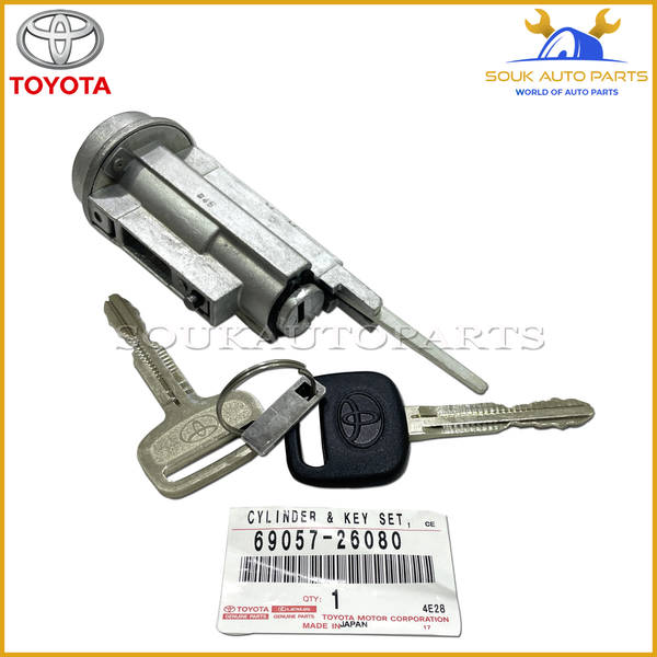 69057-26080 Genuine Toyota IGNITION SWITCH LOCK CYL & KEY SET 6905726080 HIACE