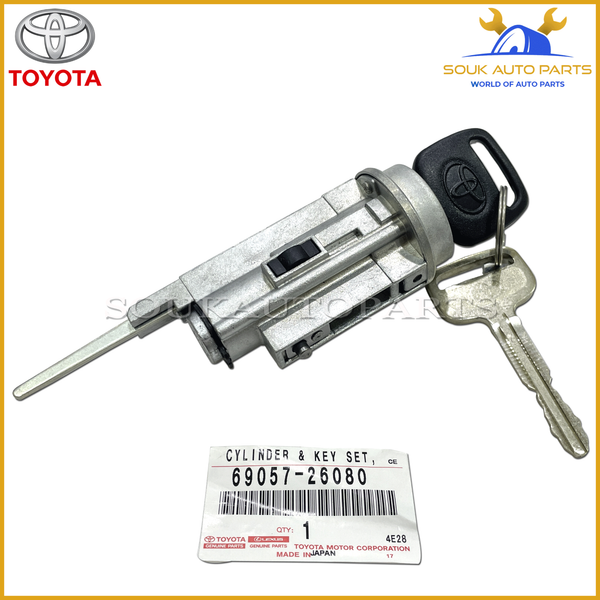 69057-26080 Genuine Toyota IGNITION SWITCH LOCK CYL & KEY SET 6905726080 HIACE