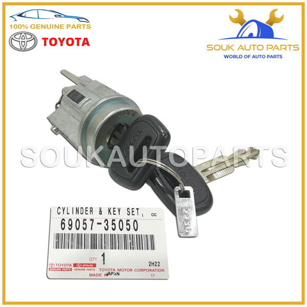 69057-35050 Genuine Toyota IGNITION SWITCH LOCK CYL & KEY SET 4RUNNER PICKUP