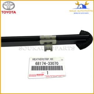 68174-33070 Genuine Toyota WEATHERSTRIP ASSY, REAR DOOR GLASS, INNER 6817433070 - Image 2