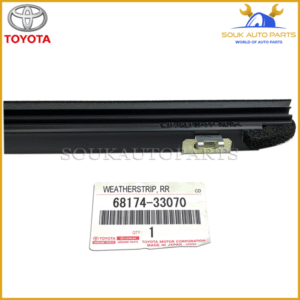 68174-33070 Genuine Toyota WEATHERSTRIP ASSY, REAR DOOR GLASS, INNER 6817433070 - Image 4